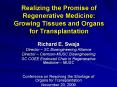 Realizing the Promise of Regenerative Medicine: Growing Tissues and Organs for Transplantation PowerPoint PPT Presentation