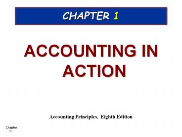 ACCOUNTING IN ACTION