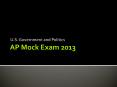 AP Mock Exam 2013 PowerPoint PPT Presentation