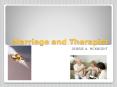 Marriage and Therapist PowerPoint PPT Presentation