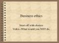 Business ethics PowerPoint PPT Presentation