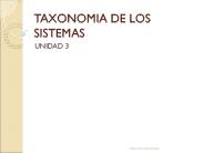 TAXONOMIA DE LOS SISTEMAS