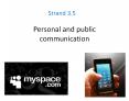 Personal and public communication PowerPoint PPT Presentation