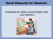 Email Etiquette for Students