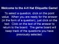 Welcome to the 4-H Hat Etiquette Game! PowerPoint PPT Presentation