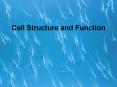 Cell%20Structure%20and%20Function PowerPoint PPT Presentation
