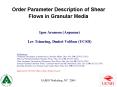 Order Parameter Description of Shear Flows in Granular Media PowerPoint PPT Presentation