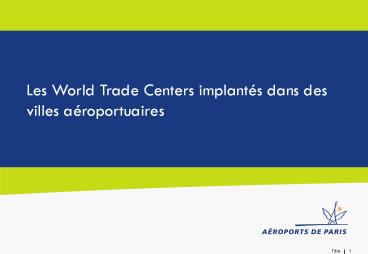 Les World Trade Centers implant