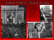 End of WWI