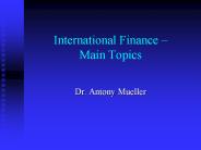 International Finance 