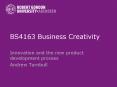 BS4163 Business Creativity PowerPoint PPT Presentation