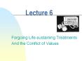 Forgoing Life-sustaining Treatments PowerPoint PPT Presentation