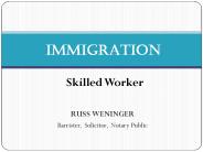 Alberta legal counsel for Skilled Workers