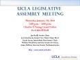 UCLA Legislative PowerPoint PPT Presentation