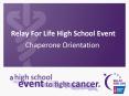 Relay For Life High School Event PowerPoint PPT Presentation