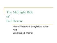 The Midnight Ride of Paul Revere