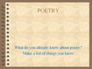 POETRY