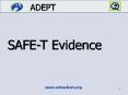 SAFE-T Evidence PowerPoint PPT Presentation