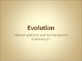 Evolution PowerPoint PPT Presentation