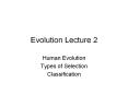 Evolution%20Lecture%202 PowerPoint PPT Presentation