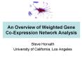 An Overview of Weighted Gene Co-Expression Network Analysis PowerPoint PPT Presentation
