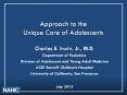Approach to the Unique Care of Adolescents PowerPoint PPT Presentation