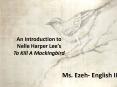 An Introduction to Nelle Harper Lee PowerPoint PPT Presentation