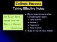 Taking Effective Notes PowerPoint PPT Presentation