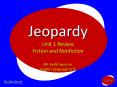 Jeopardy PowerPoint PPT Presentation