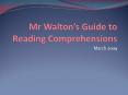 Mr Walton PowerPoint PPT Presentation