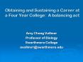 Obtaining and Sustaining a Career at a Four Year College: A balancing act PowerPoint PPT Presentation