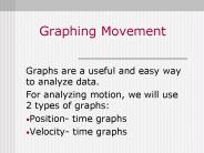 Graphing Movement