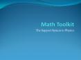 Math Toolkit PowerPoint PPT Presentation