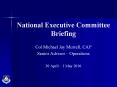 National Executive Committee Briefing PowerPoint PPT Presentation