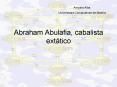 Abraham Abulafia, cabalista ext PowerPoint PPT Presentation