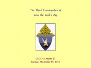 The Third Commandment Love the Lord