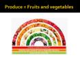 Produce = Fruits and vegetables PowerPoint PPT Presentation