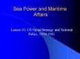 Sea Power and Maritime Affairs PowerPoint PPT Presentation