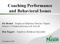 Coaching%20Performance%20and%20Behavioral%20Issues PowerPoint PPT Presentation