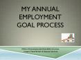 My%20Annual%20Employment%20goal%20Process PowerPoint PPT Presentation
