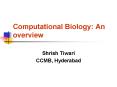 Computational Biology: An overview PowerPoint PPT Presentation