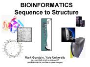 Mark Gerstein, Yale University gersteinlab.org/courses/452