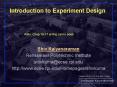 Introduction to Experiment Design PowerPoint PPT Presentation