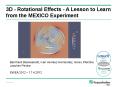3D - Rotational Effects - A Lesson to Learn from the MEXICO Experiment PowerPoint PPT Presentation