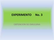EXPERIMENTO   No. 3