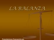 LA BALANZA