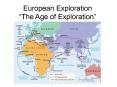 European Exploration  PowerPoint PPT Presentation