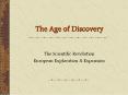The Age of Discovery PowerPoint PPT Presentation