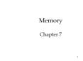 Memory Chapter 7 PowerPoint PPT Presentation