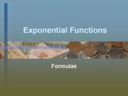 Exponential Functions